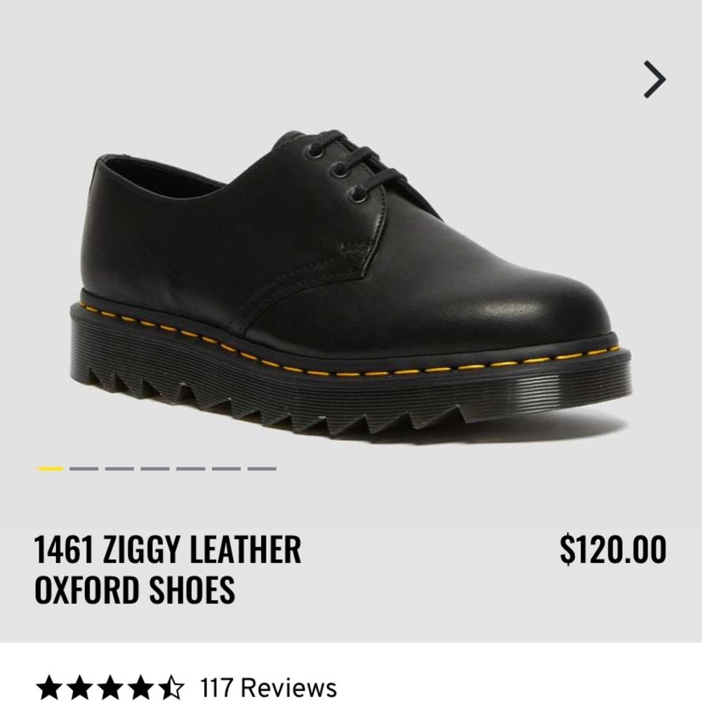 1461 ZIGGY LEATHER OXFORDS
